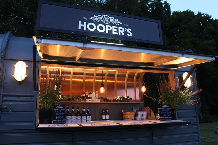 Vintage Bar Box Dry Hire Van Horsebox Trailer