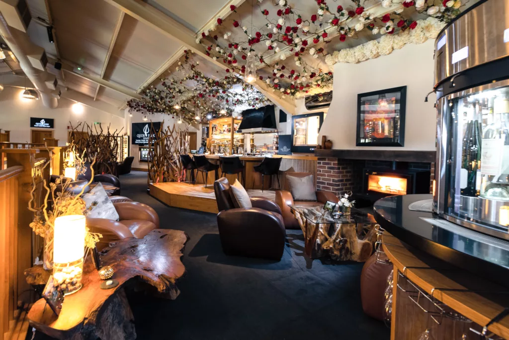Quob Park Estate Tasting Lounge Fireplace